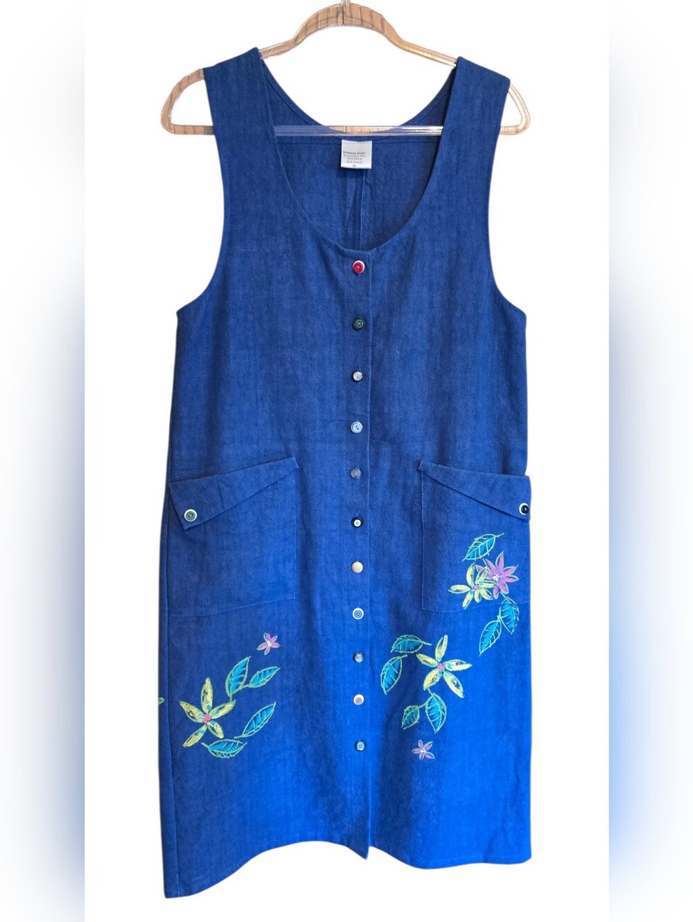 Handmade In Breezy Point MN Painted Charming Jumper Dress